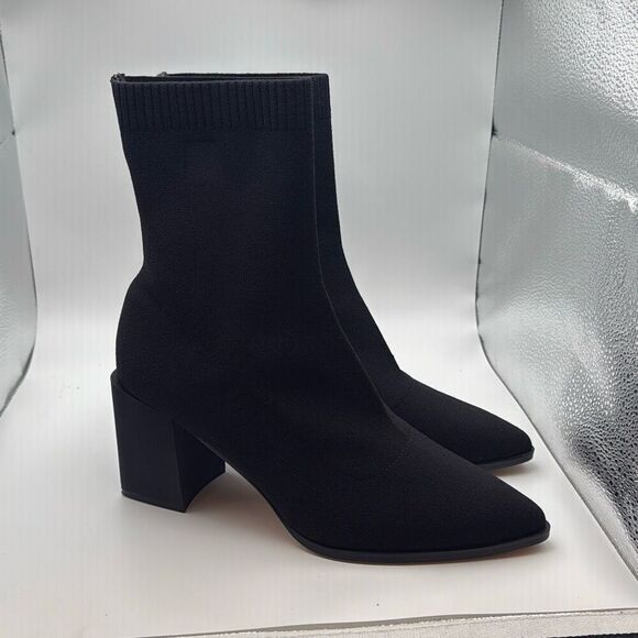 ALDO Women's Stassy Ankle Boot SIZE 8 BLACK PREOWNED LIKE NEW - Picture 1 of 9